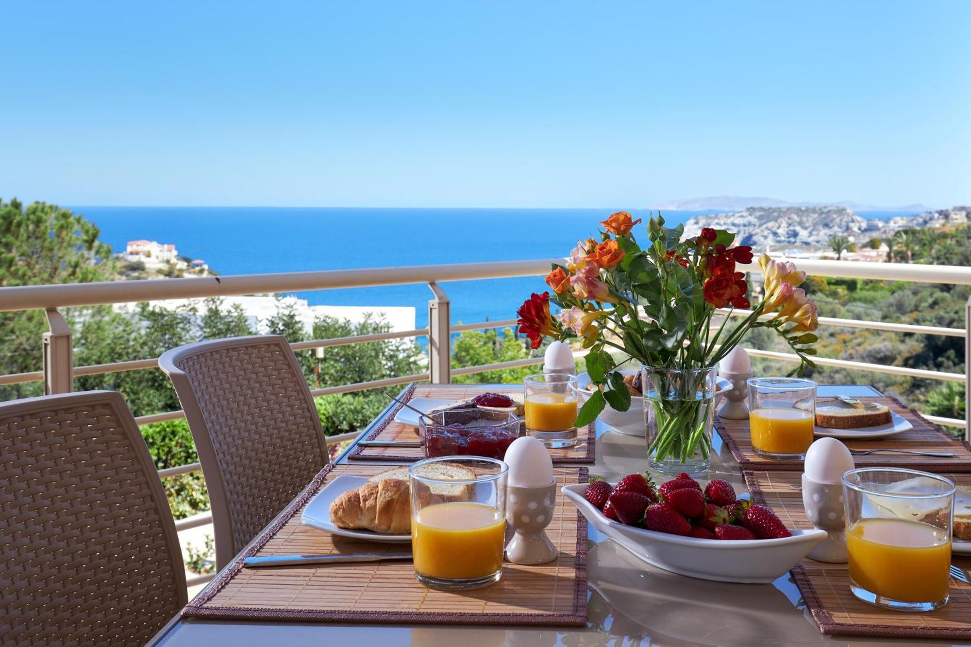 Spacious Villa With Private Eco-Pool And Panoramic Sea View Ajía Pelajía Kültér fotó