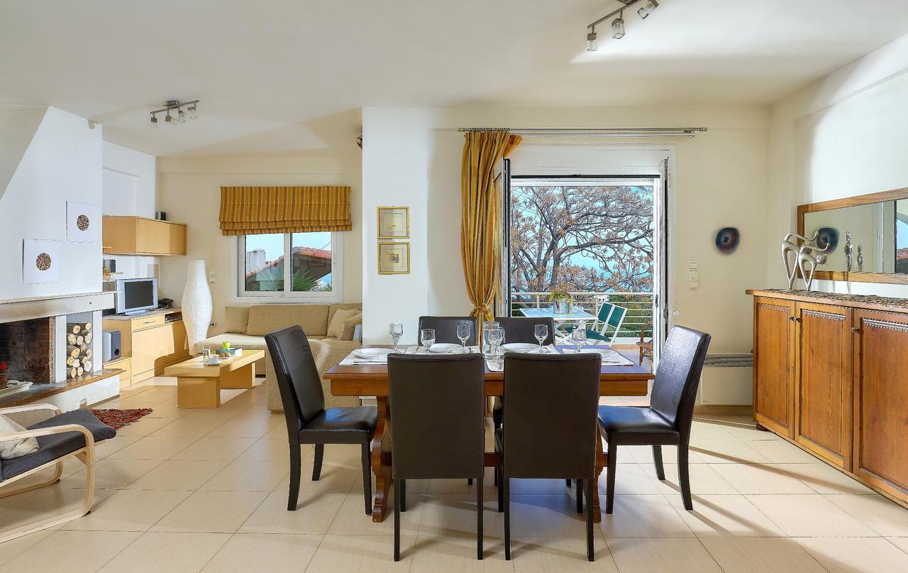 Spacious Villa With Private Eco-Pool And Panoramic Sea View Ajía Pelajía Kültér fotó