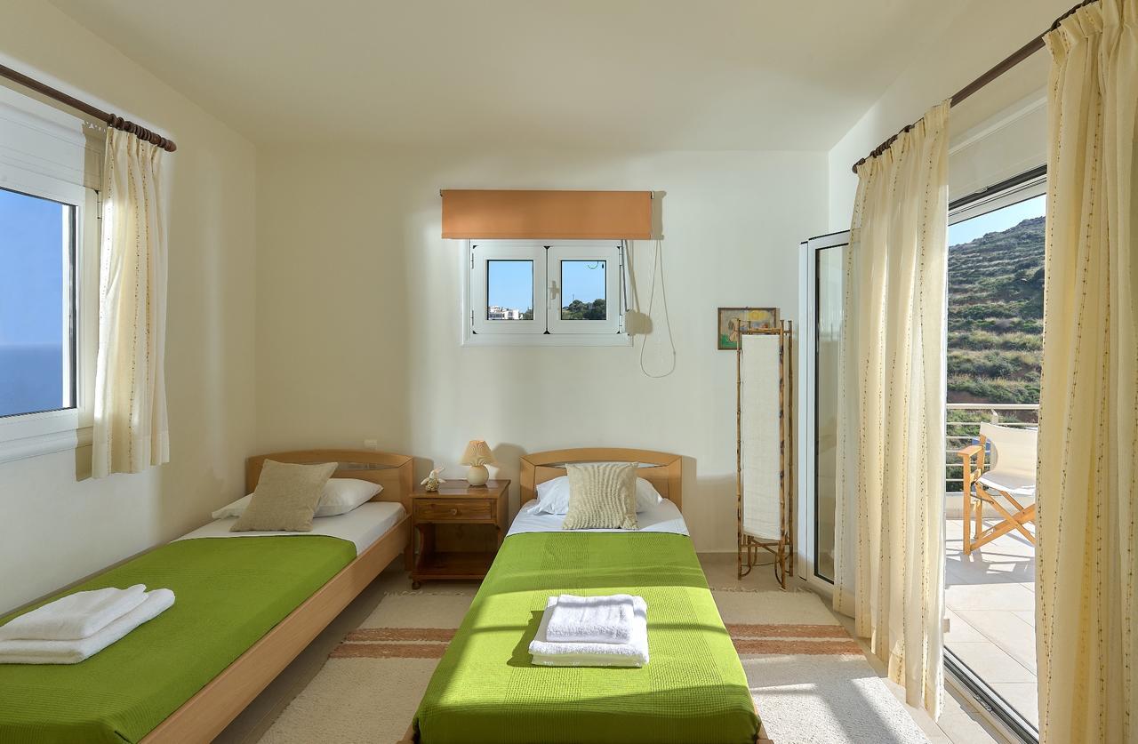 Spacious Villa With Private Eco-Pool And Panoramic Sea View Ajía Pelajía Kültér fotó