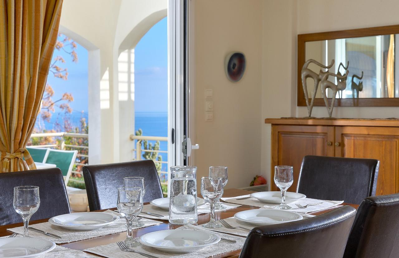Spacious Villa With Private Eco-Pool And Panoramic Sea View Ajía Pelajía Kültér fotó