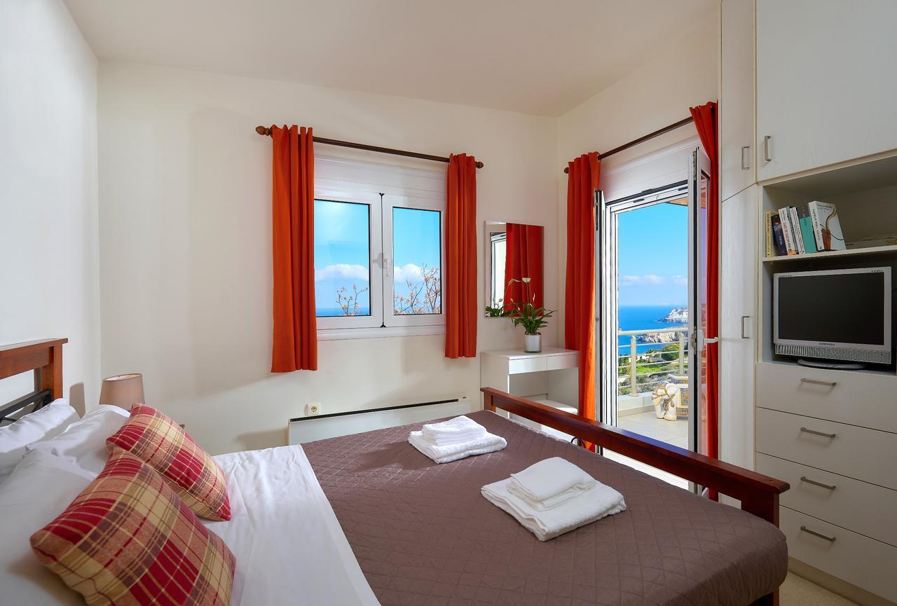 Spacious Villa With Private Eco-Pool And Panoramic Sea View Ajía Pelajía Kültér fotó