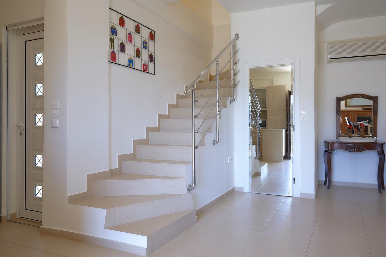 Spacious Villa With Private Eco-Pool And Panoramic Sea View Ajía Pelajía Kültér fotó